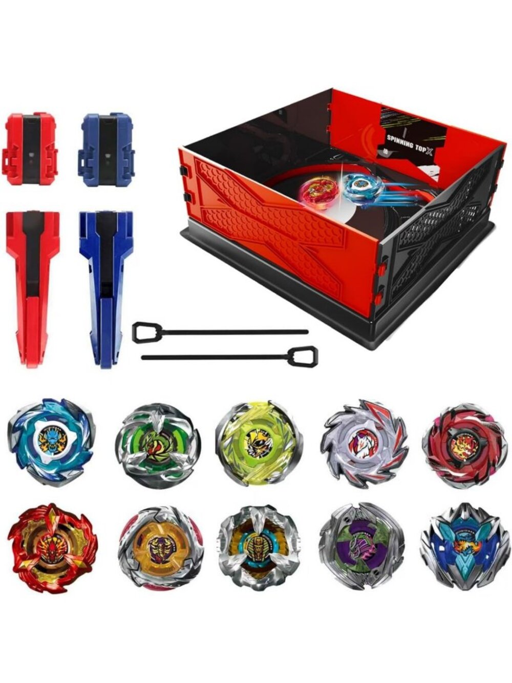 Spinning Top Battle Set for Boys - Combat Game with Launchers & Tops, Perfect